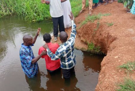 Baptize new believers and followers of Jesus Christ